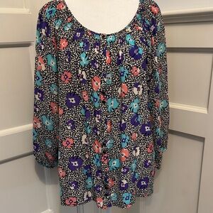 Yumi Kim Multicolor Floral Blouse